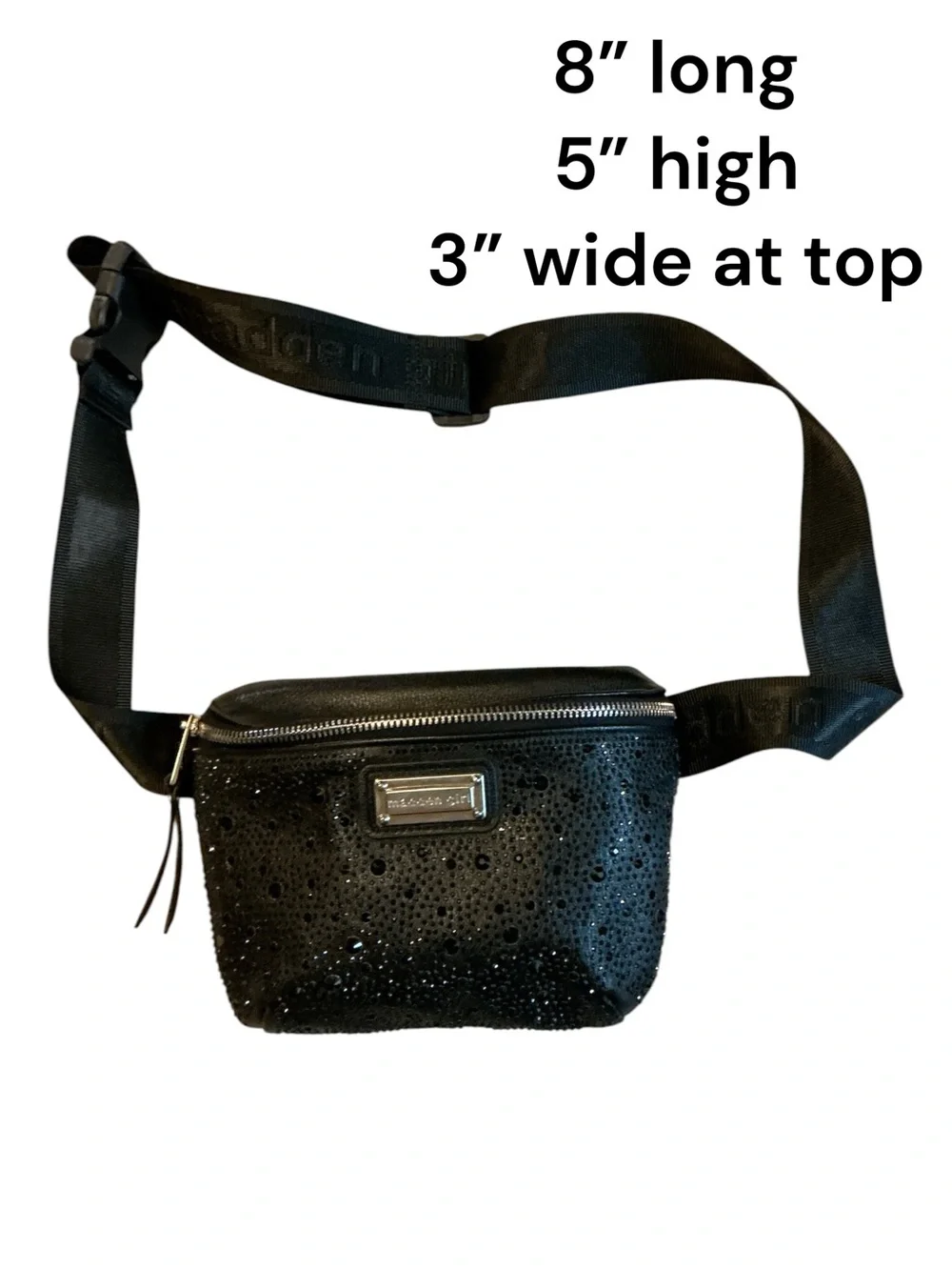 Michael Kors Black Sequin Mini Belt Bag